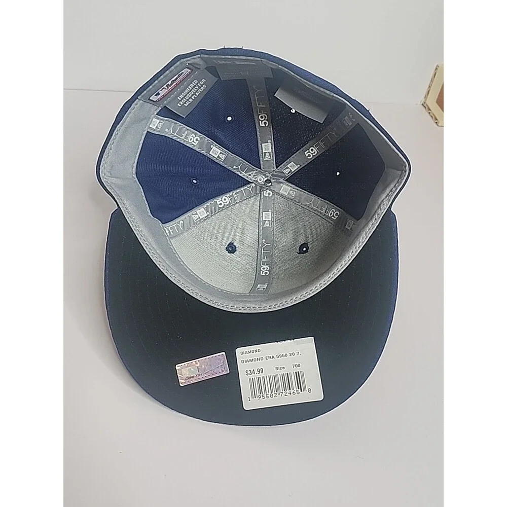 New Era Los Angeles Dodgers 59FIFTY Fitted Cap MLB Home Blue Men Size 7 New